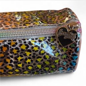 Lisa Frank Multicolor Leopard Cosmetic Bag